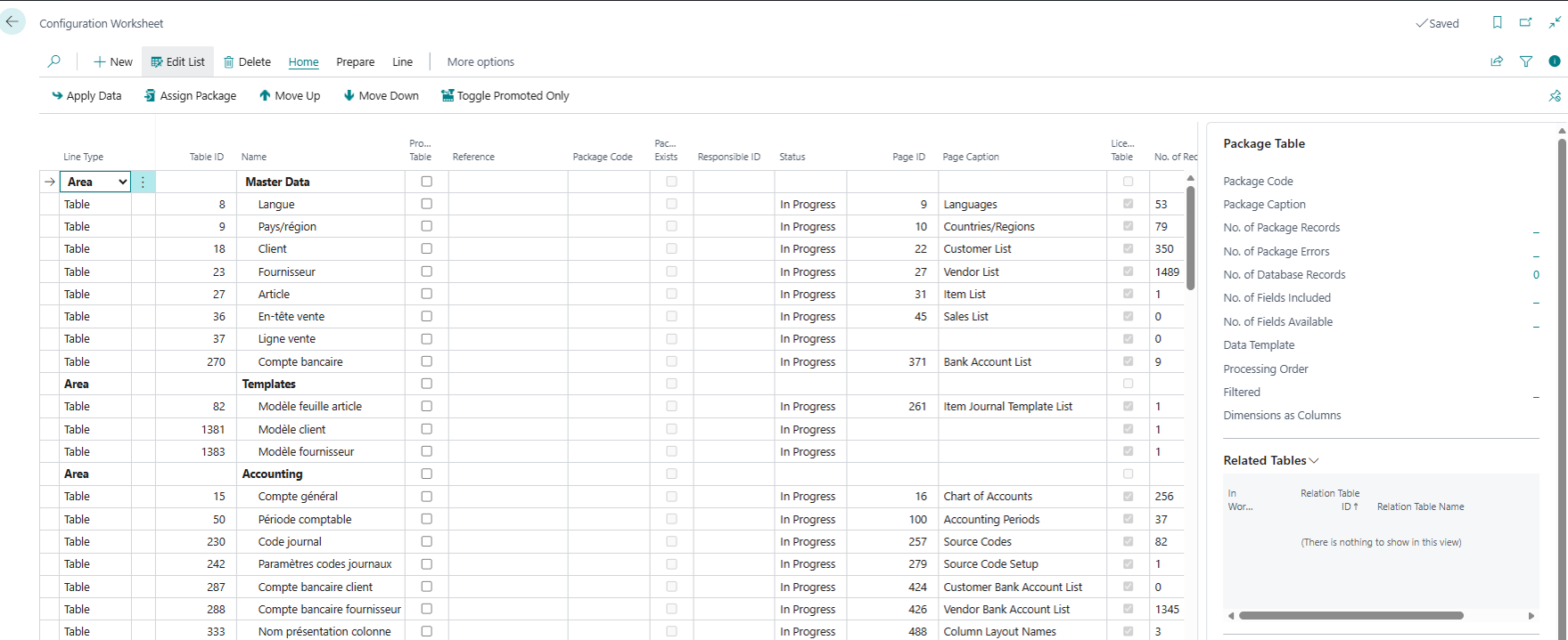 Configuration Worksheet