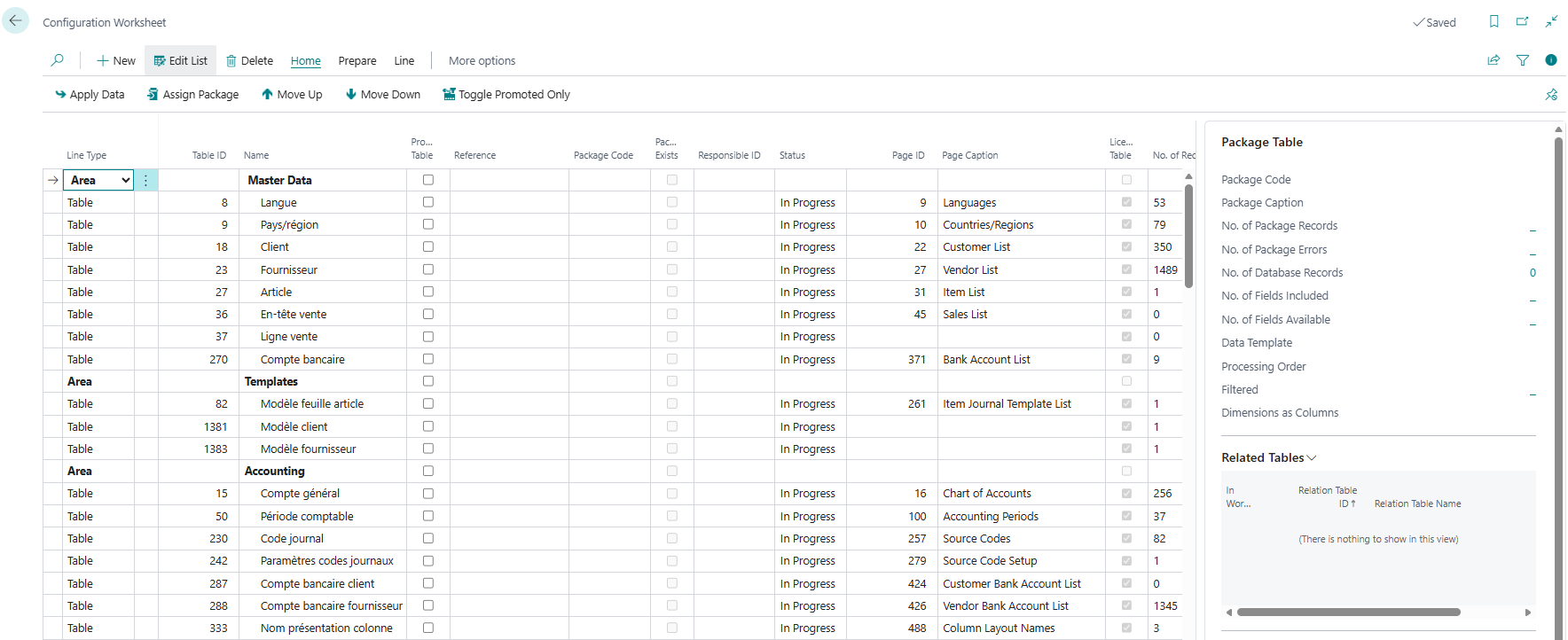 Configuration Worksheet