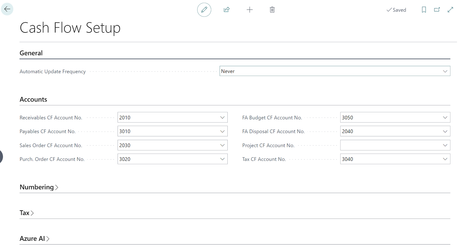 Accounting integration