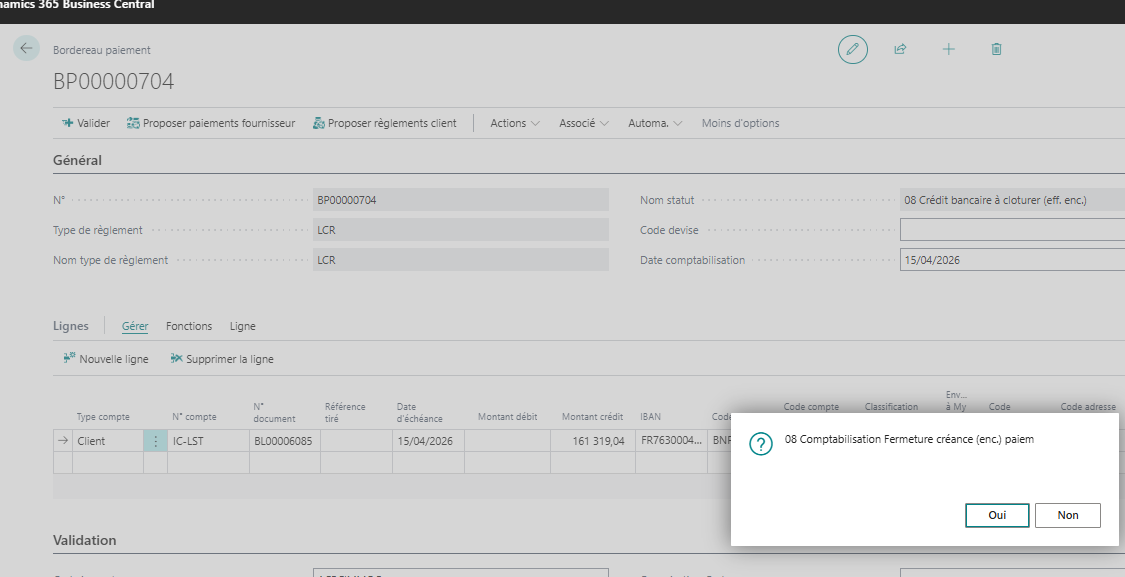Action de cl&ocirc;ture de la cr&eacute;ance