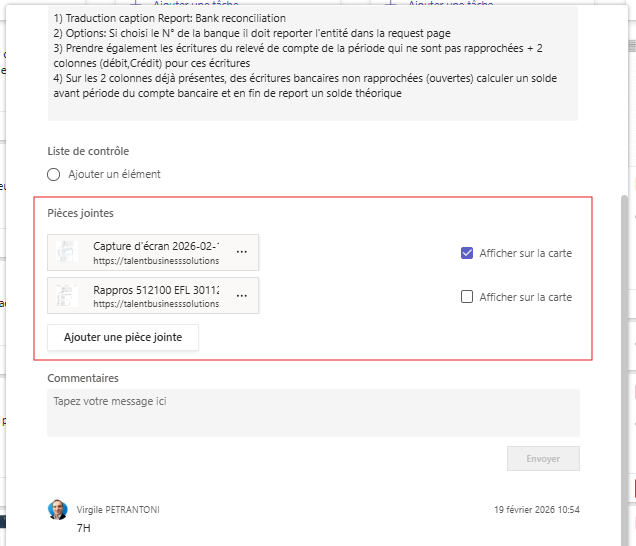 Pi&egrave;ces jointes