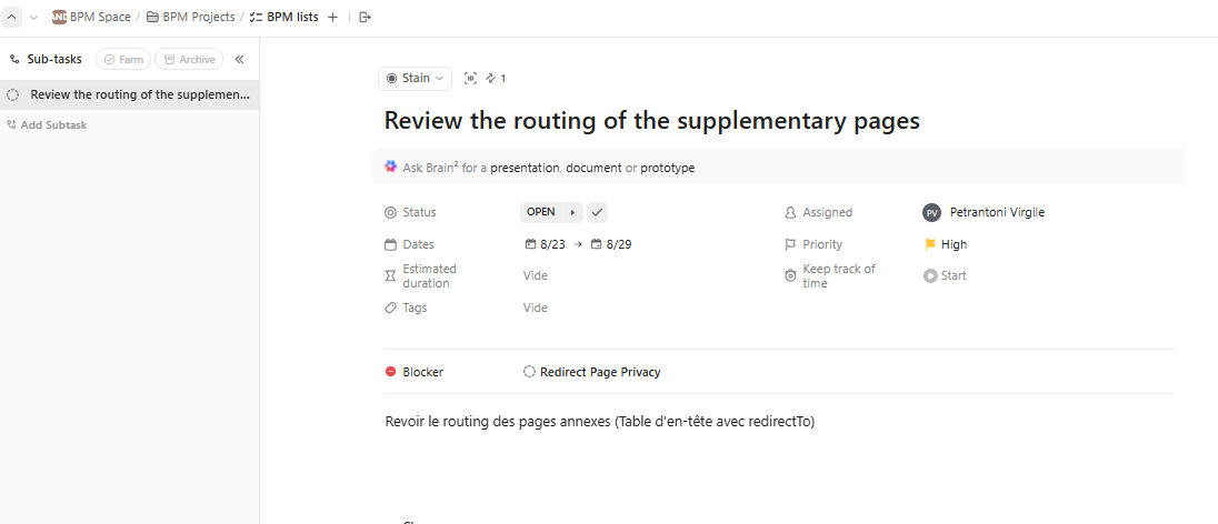 Task sheet
