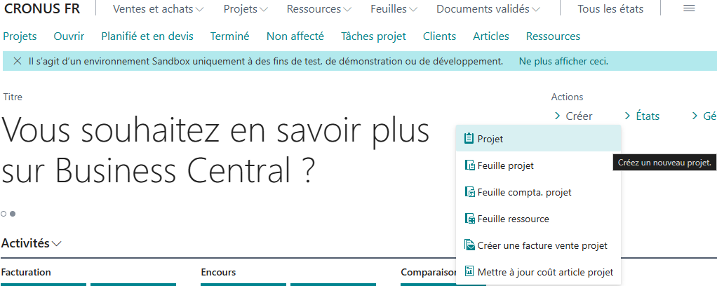 #Assistant de création de projet - Profil “Chef de projet”