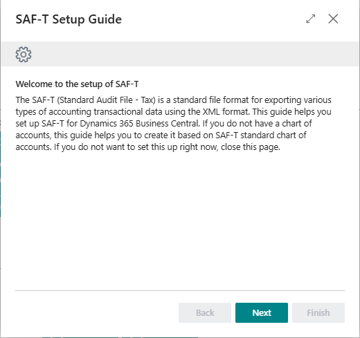 #Guide de configuration SAF-T